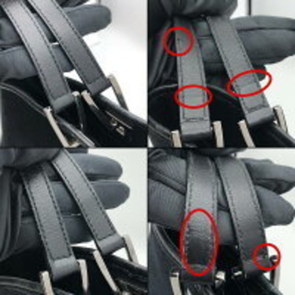 GUCCI GG canvas tote bag black handbag mini - Picture 14 of 16